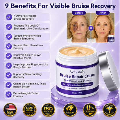 Cream to repair bruises and strengthen the skin