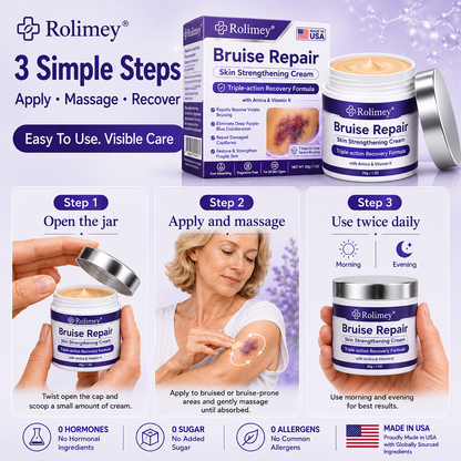 Cream to repair bruises and strengthen the skin
