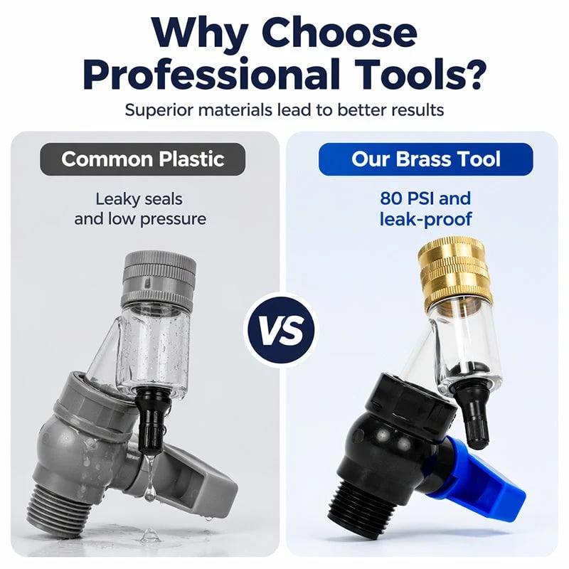 Disassembly-Free Water Heater Cleaning Tool for Gas and Electric Systems