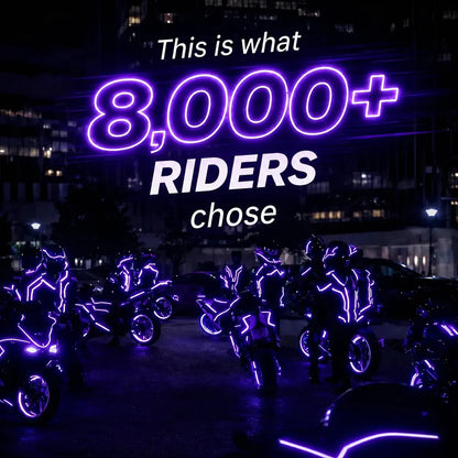 🔥🎁🏍️ Motorcycle RGBIC Glow Kit – 5000+ Colors, Music Sync & App Control