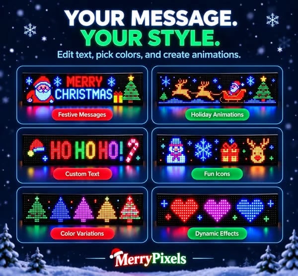 🎅Christmas LED Car Window Display