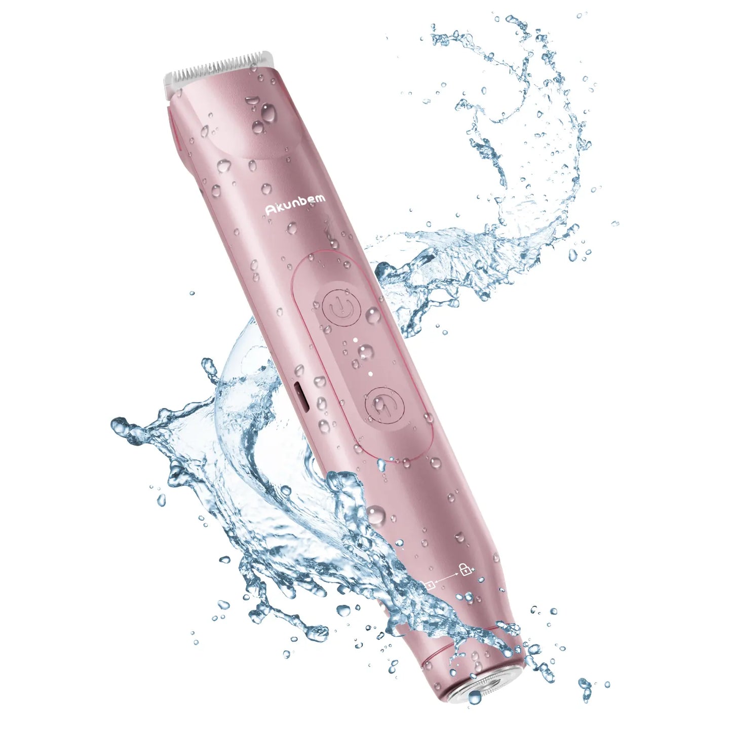 Akunbem ✨ 💖 2-in-1 Bikini Trimmer for Women – Rechargeable Shaver