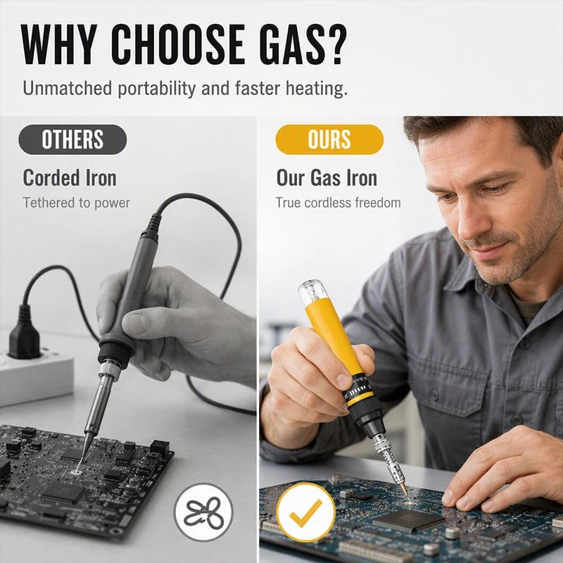 ⭐Cordless Butane Soldering Iron Pen
