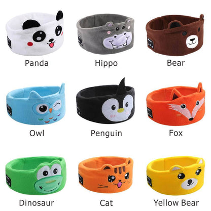 🔥HOT SALE 49% OFF🧒🎧Kids Bluetooth Sleep Mask Headband – 😴✨Super Soft Fleece With Thin Wireless Music Speakers for Travel Nap Bedtime