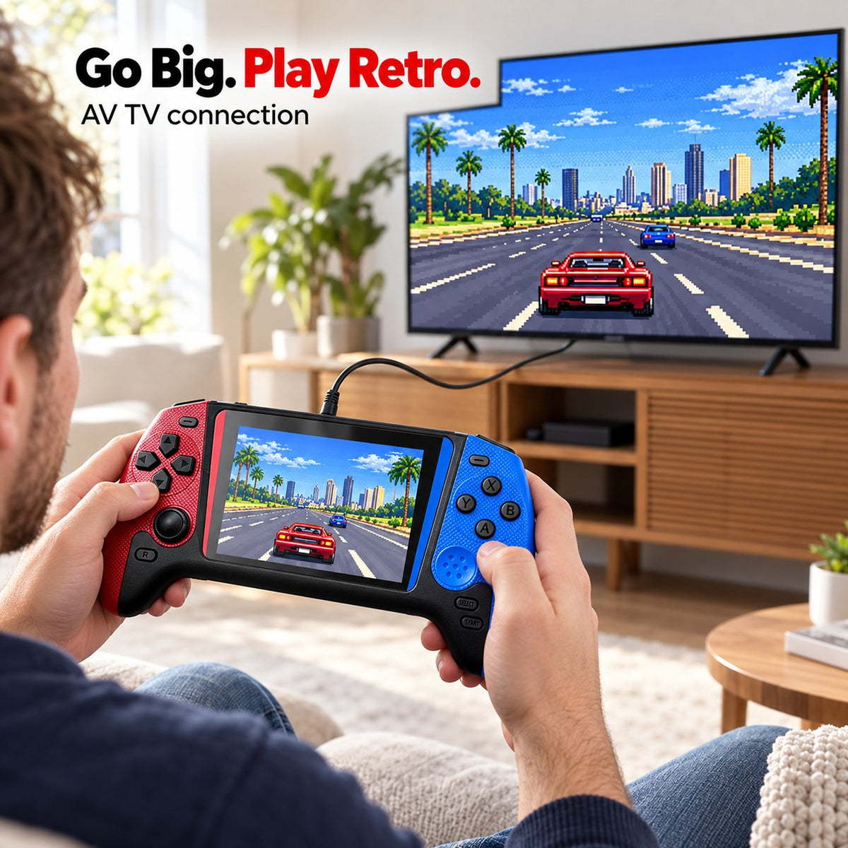 👾⏰Portable Retro Handheld Console