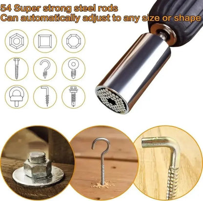 🔧 Honeycomb Universal Wrench Socket Set – Multi‐Size, Labor‐Saving, Compact ✨
