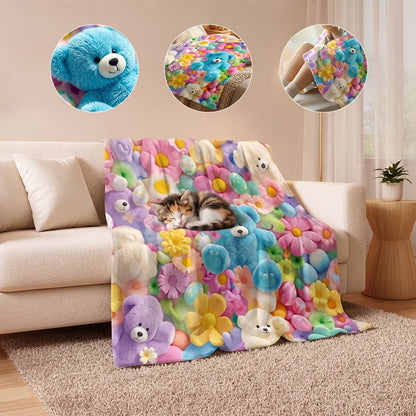 Cute Plush 3D Children's Throw Blanket