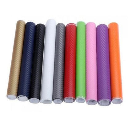 Upgrade Car Interior Instantly! Self-Adhesive Carbon Trim Film