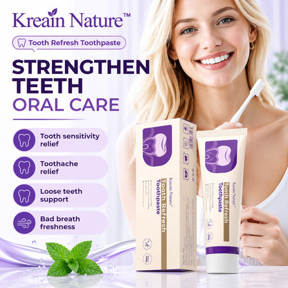 Nature Oral Care Toothpaste, Fresh Breath, Prevent Tooth Loss, Natural Ingredients, Gentle Care