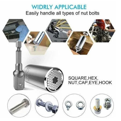 🔧 Honeycomb Universal Wrench Socket Set – Multi‐Size, Labor‐Saving, Compact ✨