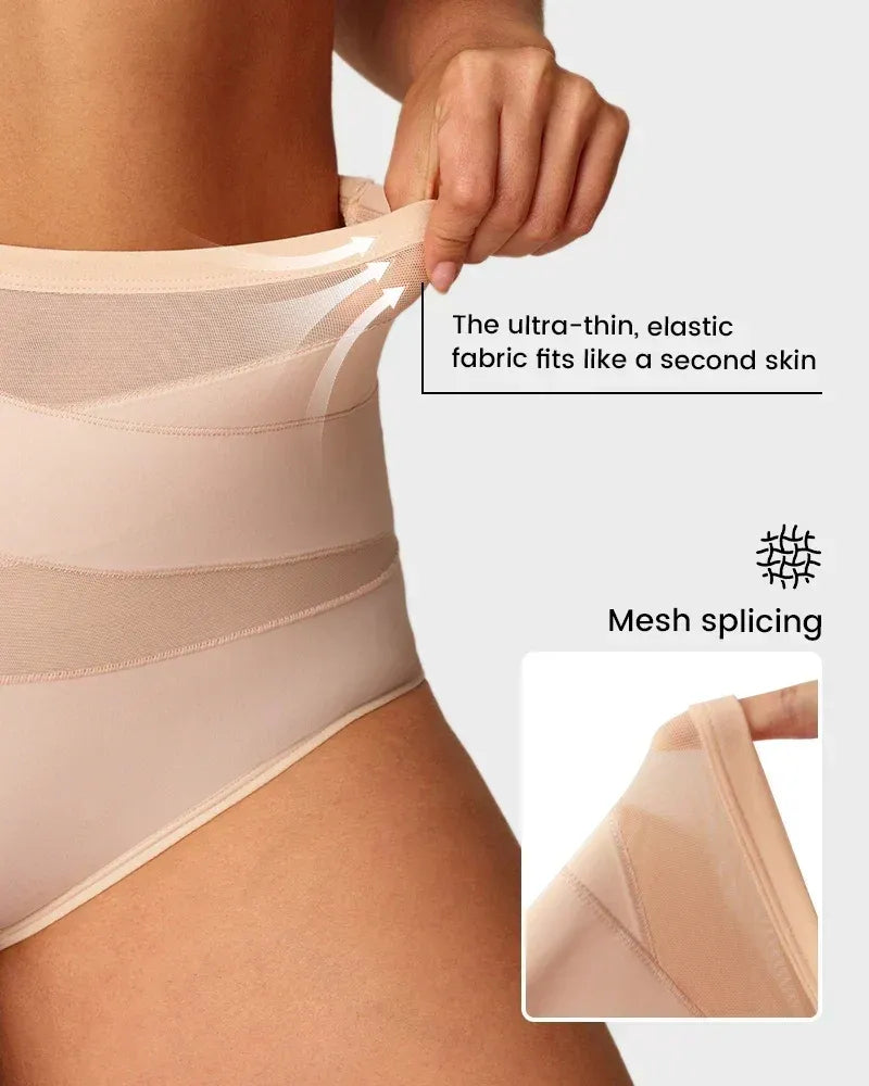 💟Plus-Size High-Waist Cross Tummy Control Panties🩲