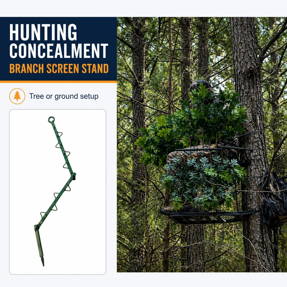 Hunting Concealment Branch Screen Stand