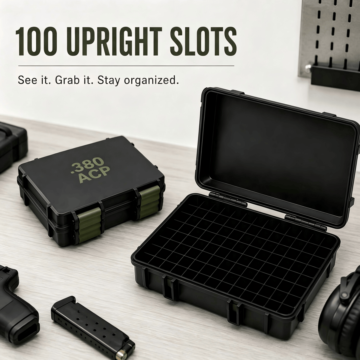 🎯Ultimate 100-Slot Modular Storage Case