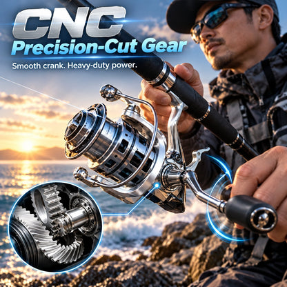 Single-Hand Jigging Reel – Compact, Easy-Control Fishing Reel for Anglers 🎣