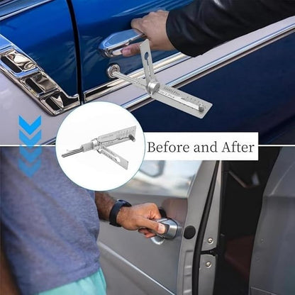 🔑2-in-1 Professional Locksmith Tool for Double Track Door Locks, Precision Lock Maintenance & Repair