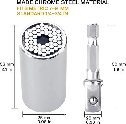 🔧 Honeycomb Universal Wrench Socket Set – Multi‐Size, Labor‐Saving, Compact ✨