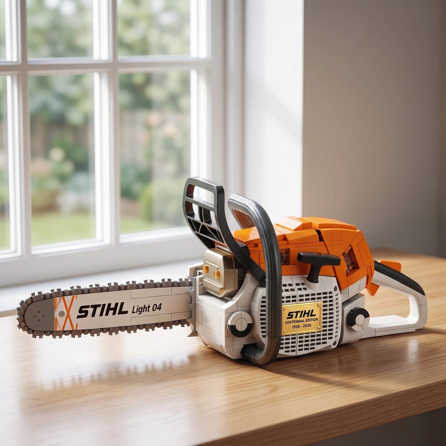 STIHL 100th Anniversary Collector’s Brick Set – Centennial Chainsaw Commemorative Building Blocks