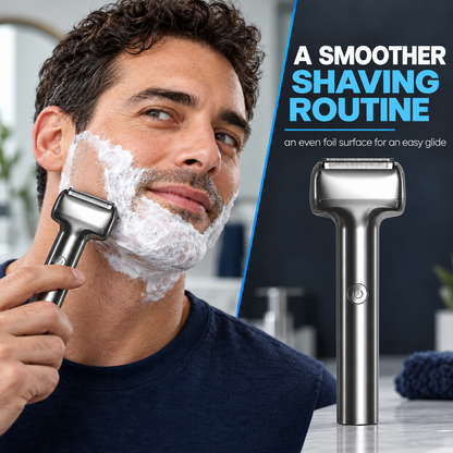 Men's Rechargeable Foil Electric Shaver – Wet & Dry Cordless Razor