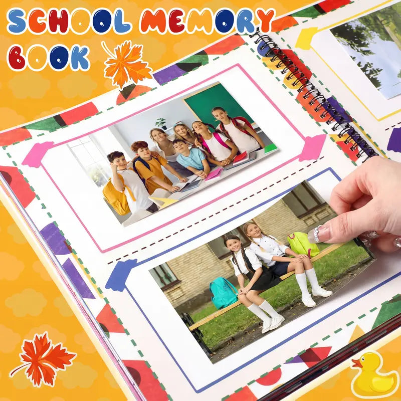 Preschool Memory Book – Kids School Years Keepsake Photo Album
