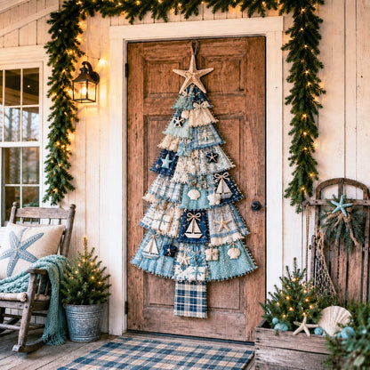 🔥😍Beginner-Friendly DIY Oversized Patchwork Christmas Tree Door Hanging Kit | Complete Kit with All Tools & Step-by-Step Guide Included 💕🎄