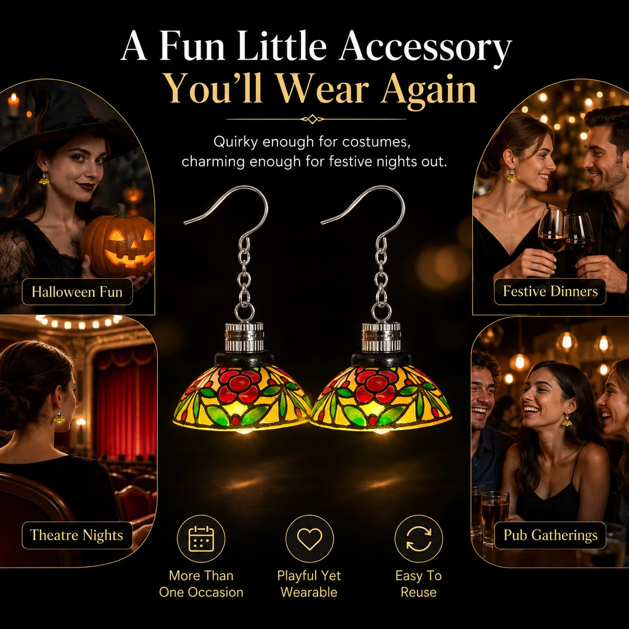 🔥😍Light-Up Chandelier Earrings | The Perfect Party Accessory For Fun Nights & Special Moments