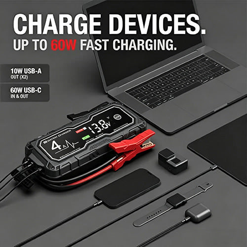 🔥Father's Day Special💥Boost X 4250A Car Jump Starter — Suitable for 10.0L Gasoline & 8.0L Diesel Engines