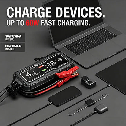 🔥Father's Day Special💥Boost X 4250A Car Jump Starter — Suitable for 10.0L Gasoline & 8.0L Diesel Engines
