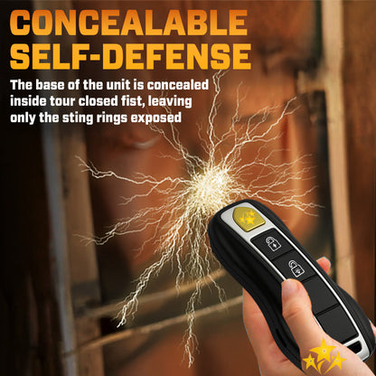 🔥 VOLTAX V57 Hi-Tech Stun Flashlight Car Key ⚡ Smart Defense - Stay Safe