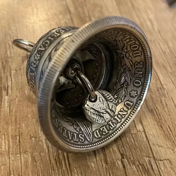 Morgan Silver Dollar Decoration- Bell