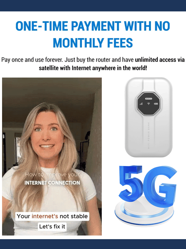 [Global Coverage, Free for Life] Boundless Portable Wi-Fi– 🛡️No SIM, No Contract, No Hidden Costs