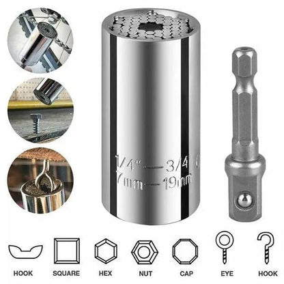 🔧 Honeycomb Universal Wrench Socket Set – Multi‐Size, Labor‐Saving, Compact ✨