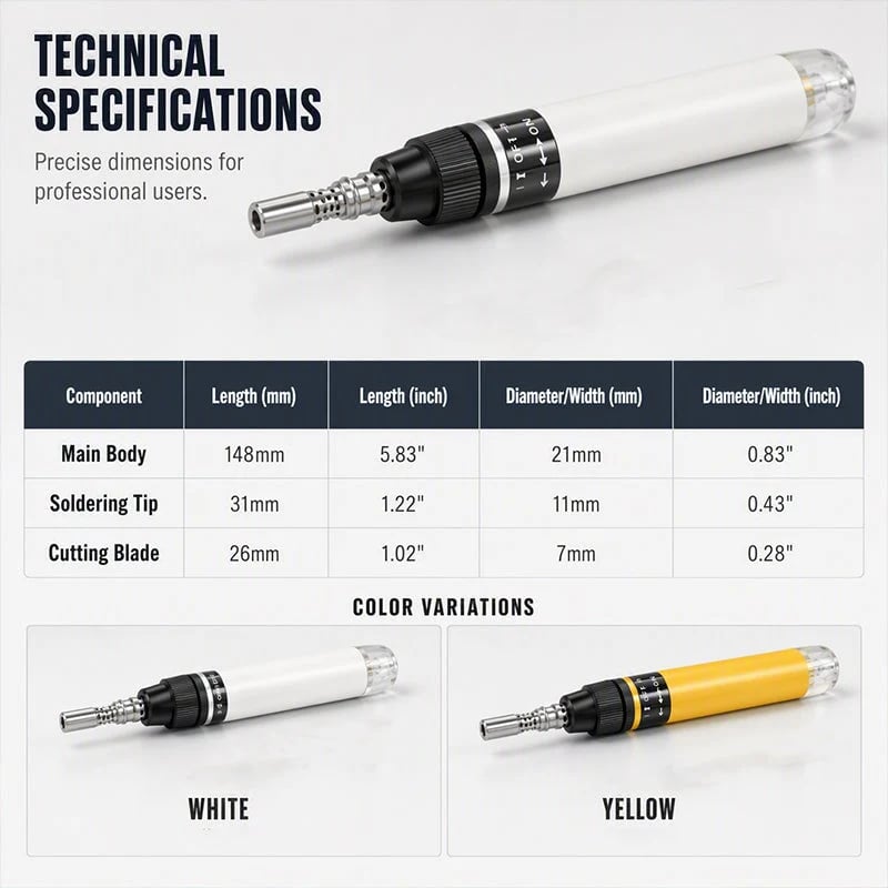 ⭐Cordless Butane Soldering Iron Pen