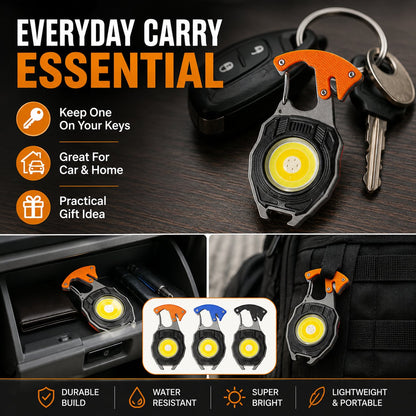 🔦 Mini Self-Defense LED Keychain Flashlight