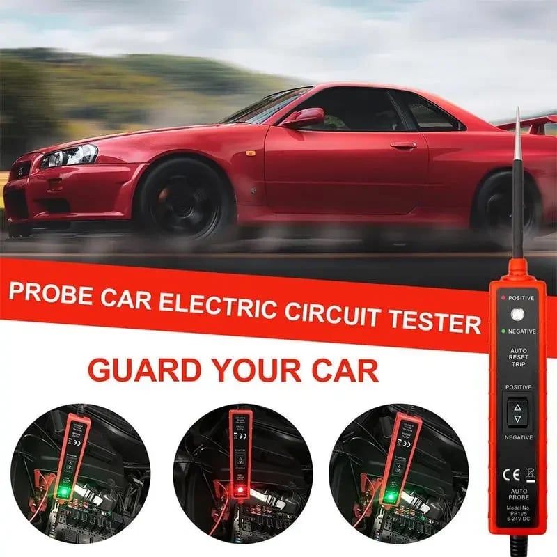 🎁Car Electric Circuit Tester,  6-24V DC Automotive Multifunctional Drive Test Pen, Car Short Circuit/Open Circuit/Leakage Detection Tool
