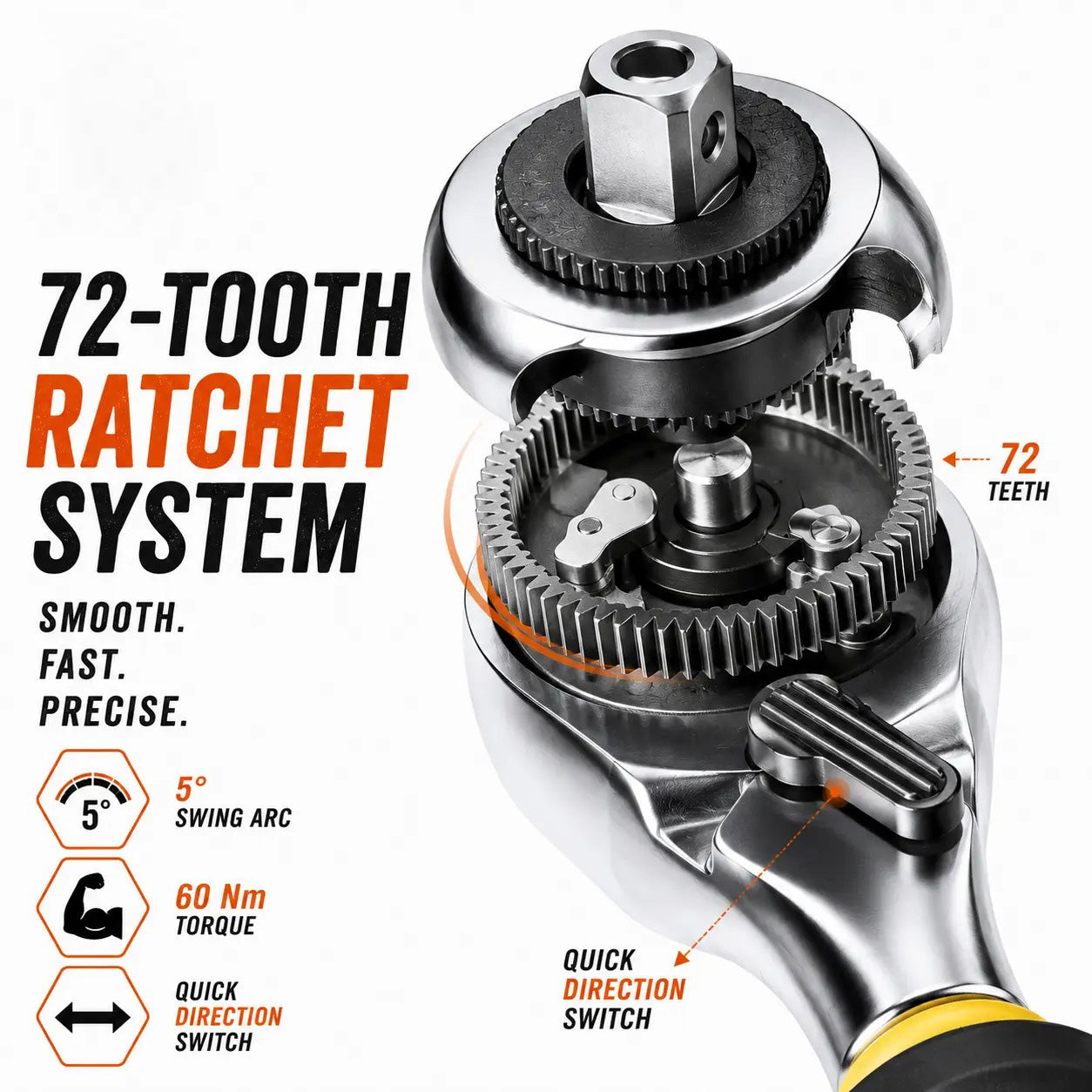 🛠️Tooth-Shaped Bit Holder – 28-Piece DIY Screwdriver Bit Set