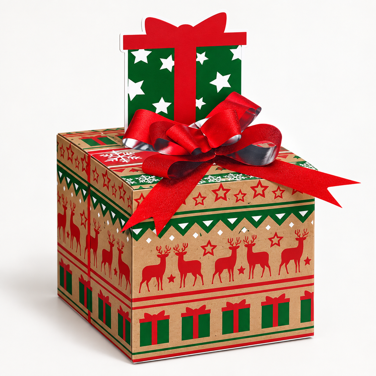 🎄 Christmas Money Pull Gift Box