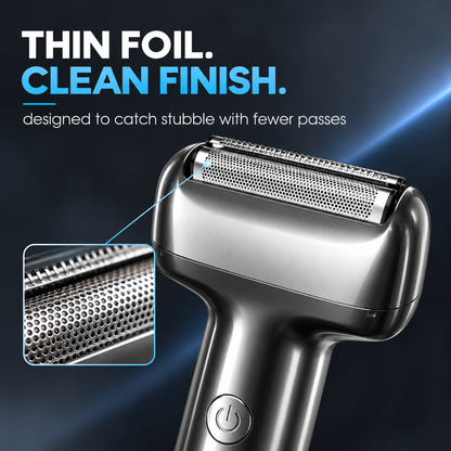 Men's Rechargeable Foil Electric Shaver – Wet & Dry Cordless Razor