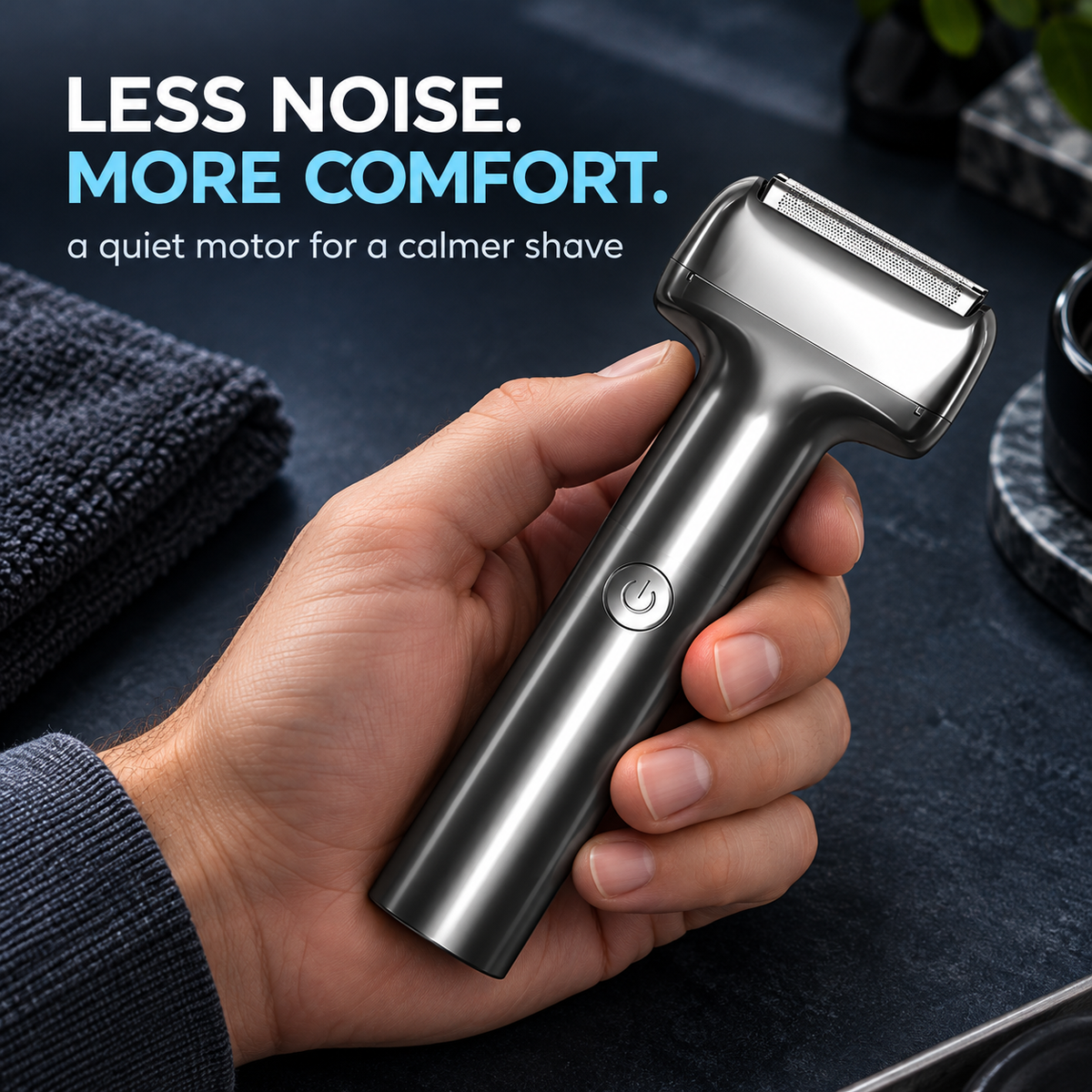 Men's Rechargeable Foil Electric Shaver – Wet & Dry Cordless Razor