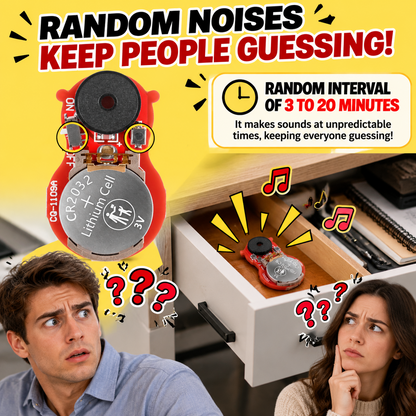 3-Pack Hidden Prank Noise Makers with Random Chirps