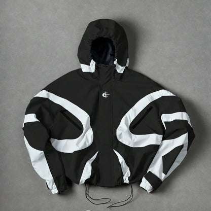 🔥Menswear Stylish Futuristic Techwear Windbreaker Coat