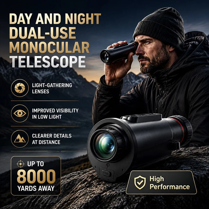 AI15 Day/Night Dual-Use Monoculars – 8000-meter detection range