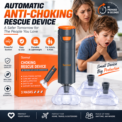 Automatic Anti-Choking Rescue Device – Portable Airway Emergency Aid for Adults & Kids
