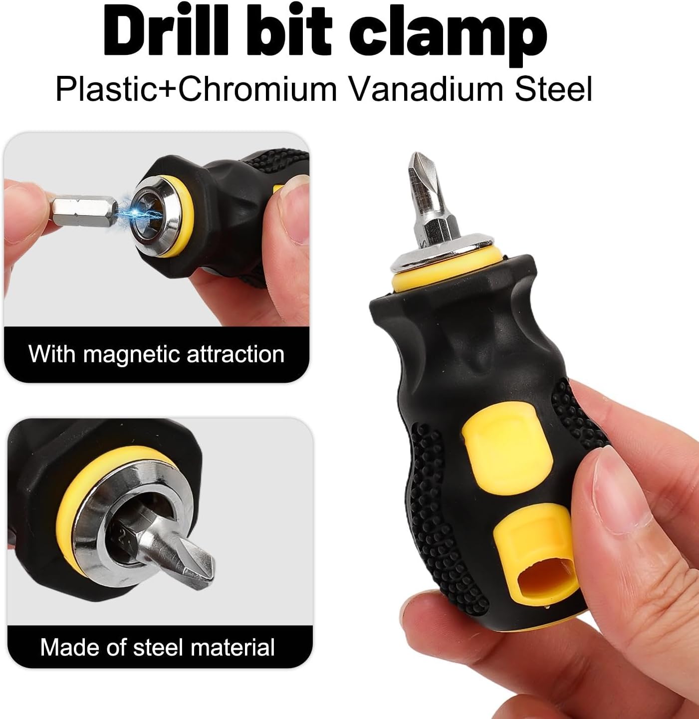 🛠️Tooth-Shaped Bit Holder – 28-Piece DIY Screwdriver Bit Set