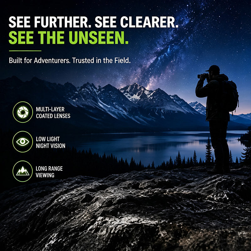 AI15 Day & Night Monocular Telescope – 50X HD Zoom
