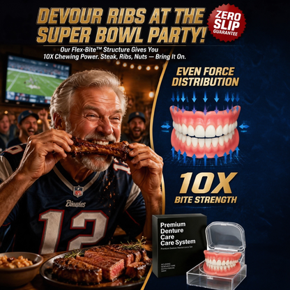 Dentist Recommendations-Comfort-fit decorative denture set