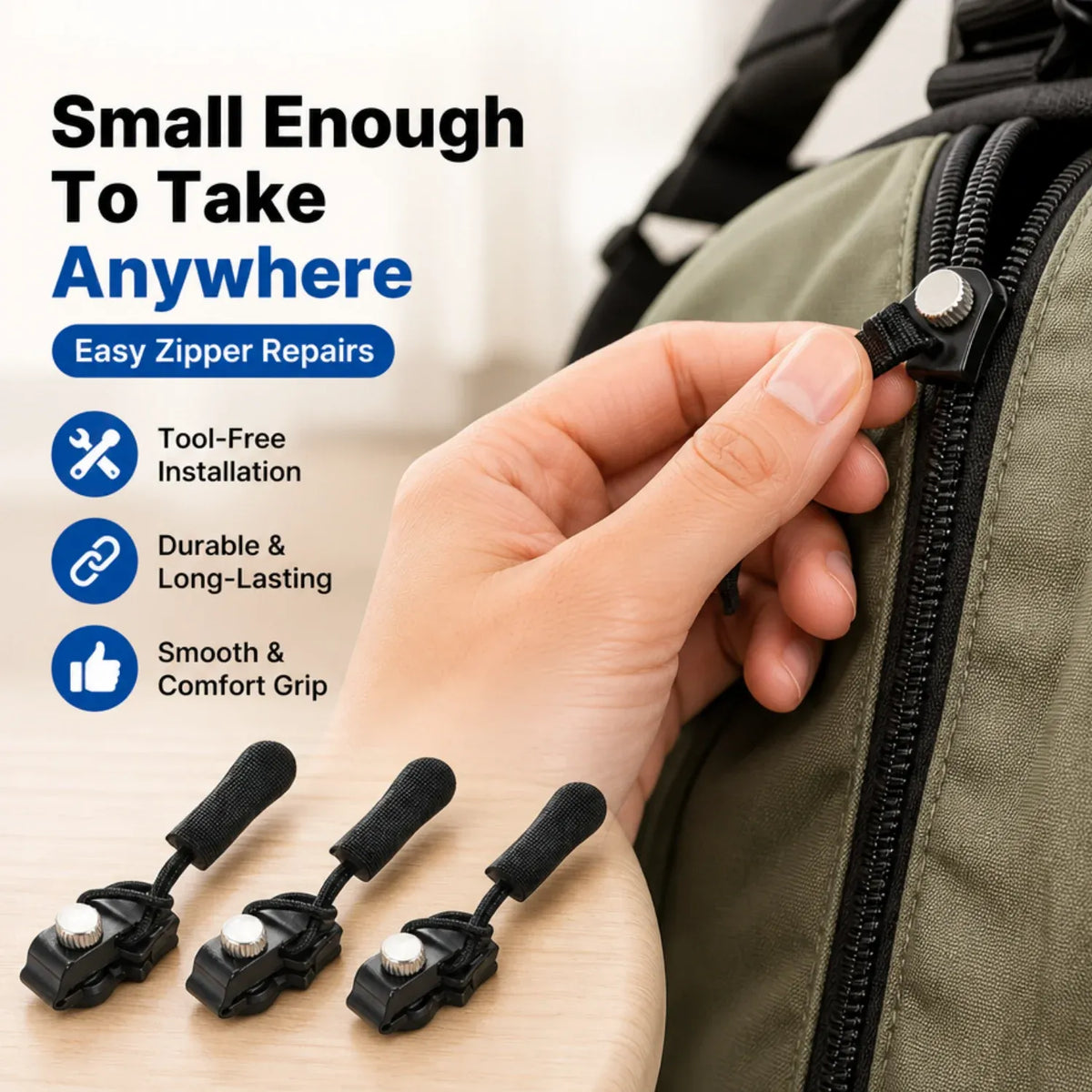 🔧 Universal Zipper Repair Tool | Instant Fix for Broken Zippers