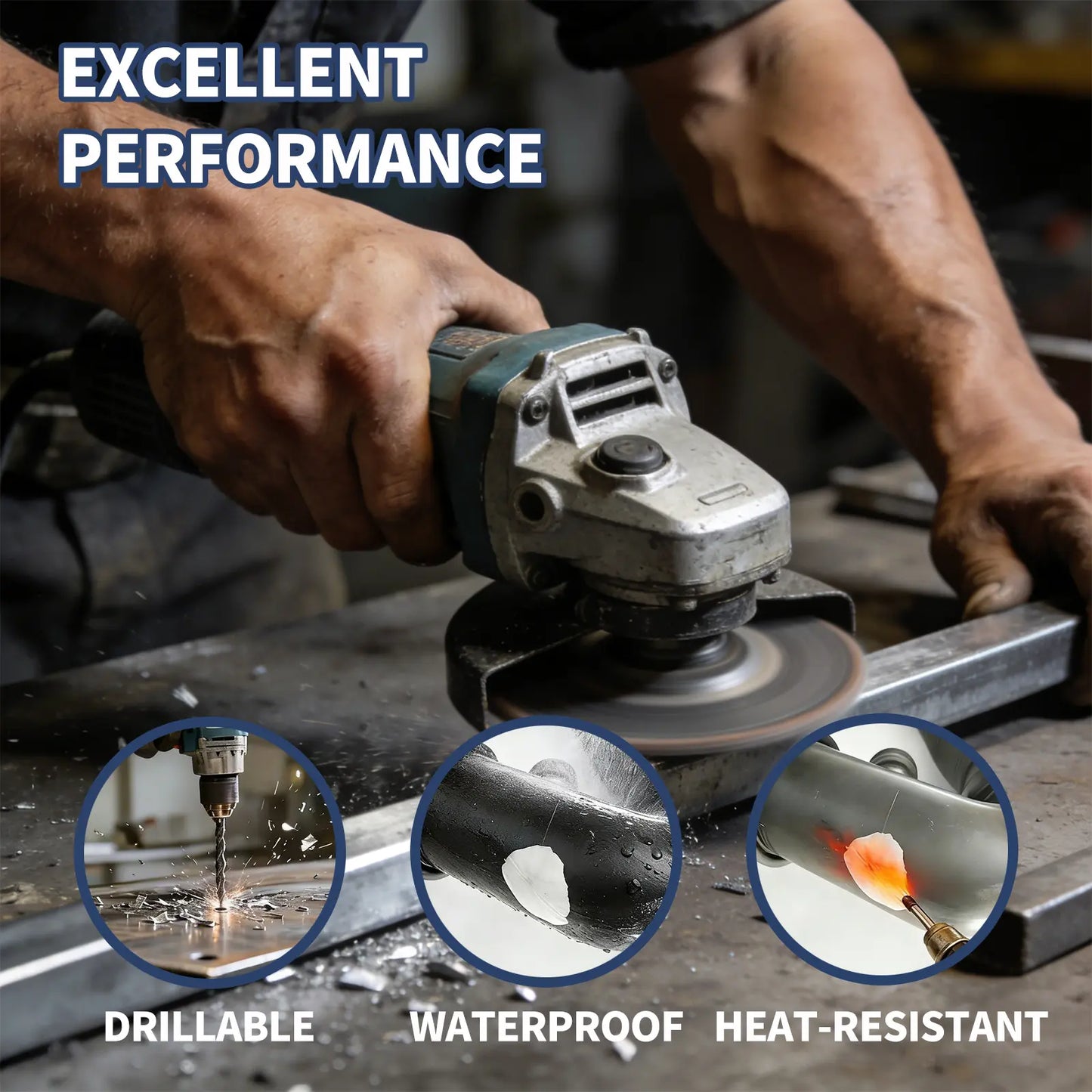 🔥HOT SALE🔥🔥Steel Reinforced Epoxy Putty – High Strength Waterproof Repair Clay for Metal, Wood, Plastic & Cracks