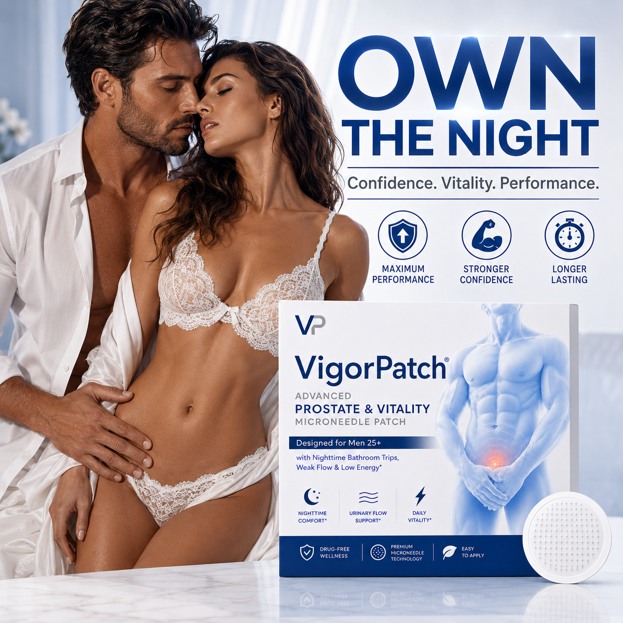 Advanced Vitality Microneedle Patch (🍆 Enhanced Fullness & Size Appearance ⚡ Stronger)