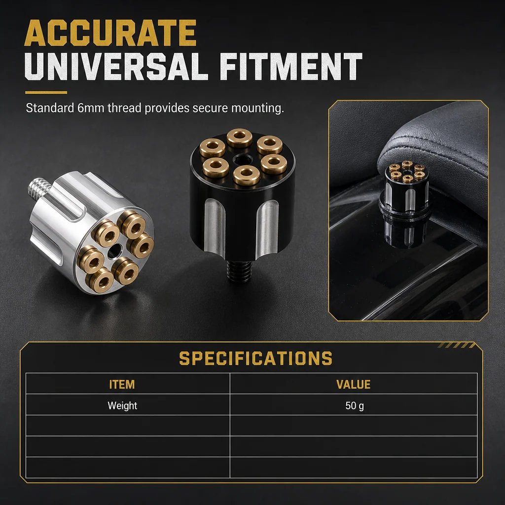 ⏰Motorcycle CNC Quick Release Seat Bolt 6mm Seat Cushion Fixing Screw