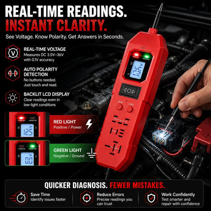 3-in-1 Automotive Power Circuit Probe & Relay Tester – 12V/24V Electrical Diagnostic Tool